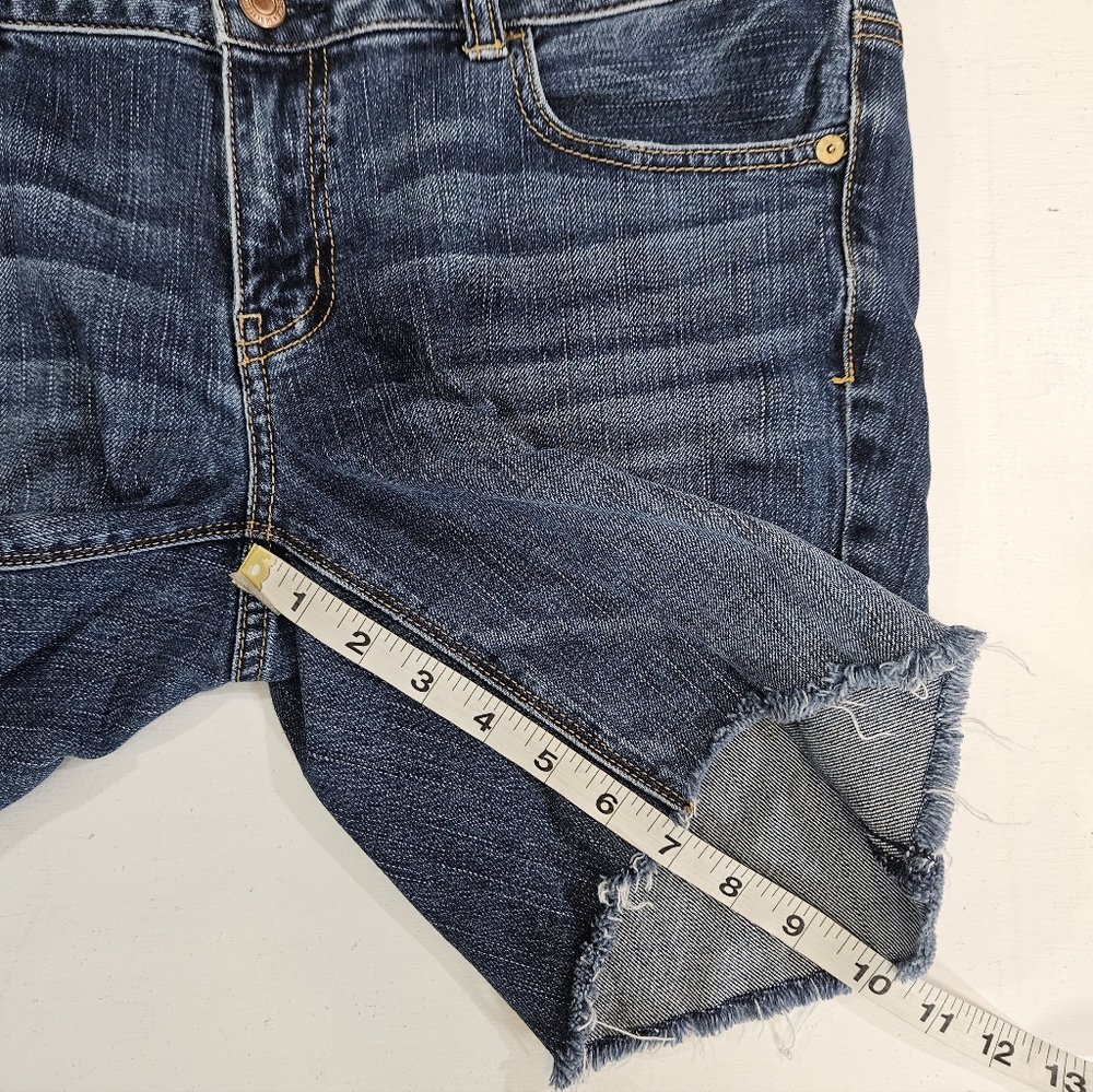 American Eagle Outfitters Artist cut-off denim jean shorts women's size … - Picture 6 of 11
